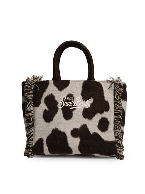 Borsa Vanity Cow Mini in misto lana Mc2 Saint Barth | VAMI02401434I